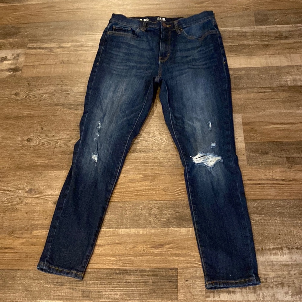 A.N.A high-rise skinny ankle jeans.  Size 10